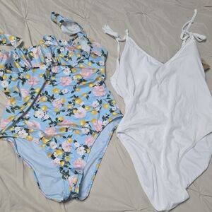 Victoria's Secret Blue Floral Swimsuit